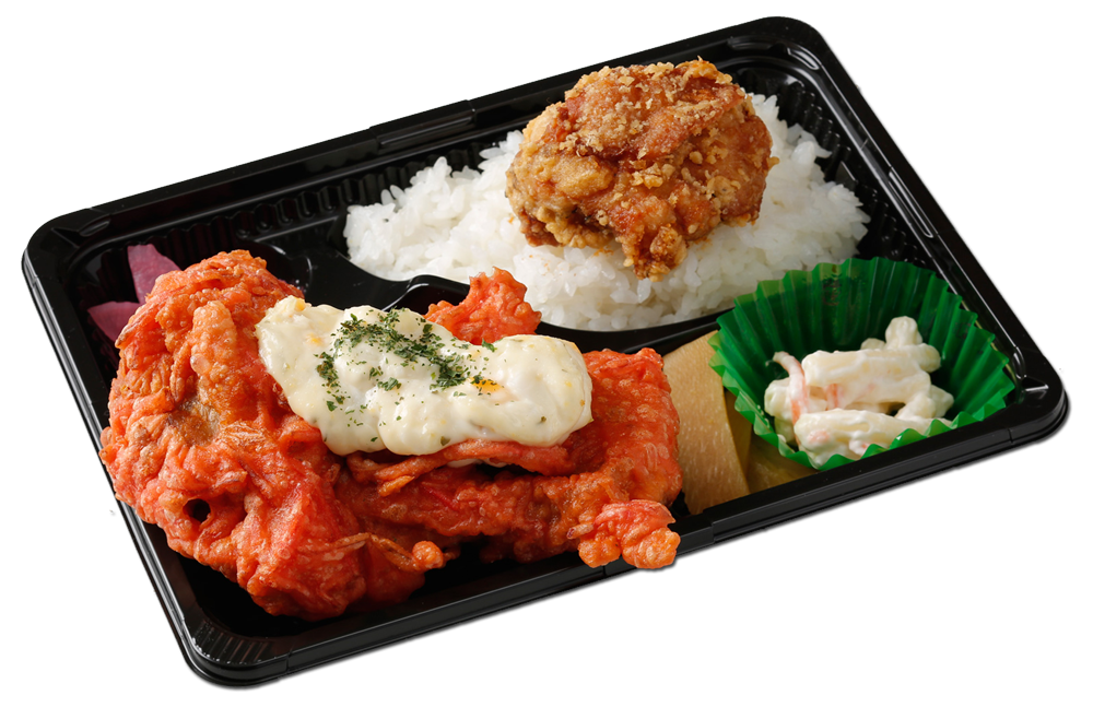 紅生姜南蛮からあげ弁当 元祖東京醤油からあげ 秘伝のたれに8時間漬け込んだジューシーなからあげ